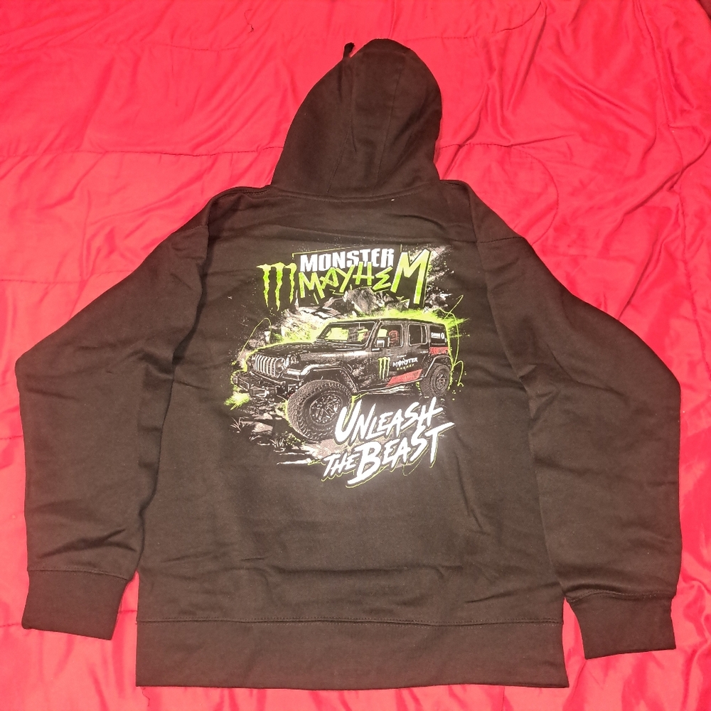 Munster Black Hoodie Men's Sz.L